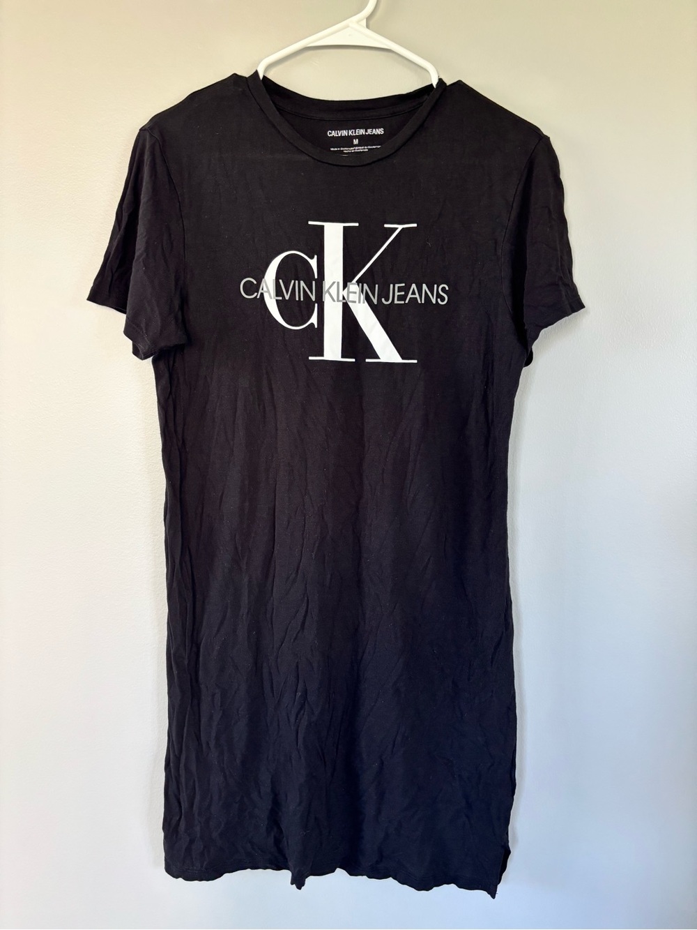 Calvin Klein Jeans Black Graphic Logo Tee